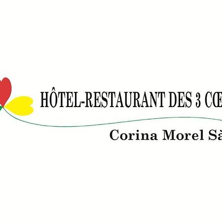 Hotel-Restaurant Des 3 Coeurs Vaulion Eksteriør bilde